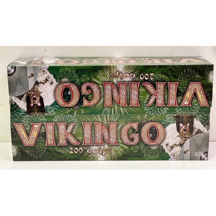 Vendita online Fuochi D'Artificio F2 VIKINGO 200 SHOTS F2 costo  79,90 €  spedizione in 2-3 giorni