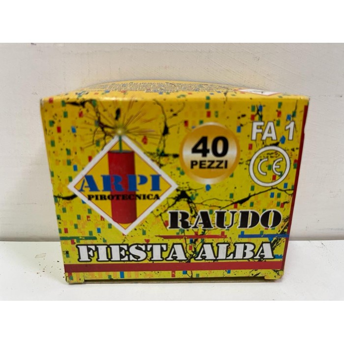 Vendita online ARTICOLI VARI F2 RAUDO FIESTA ALBA 40 PEZZI F2 costo  4,90 €  spedizione in 2-3 giorni