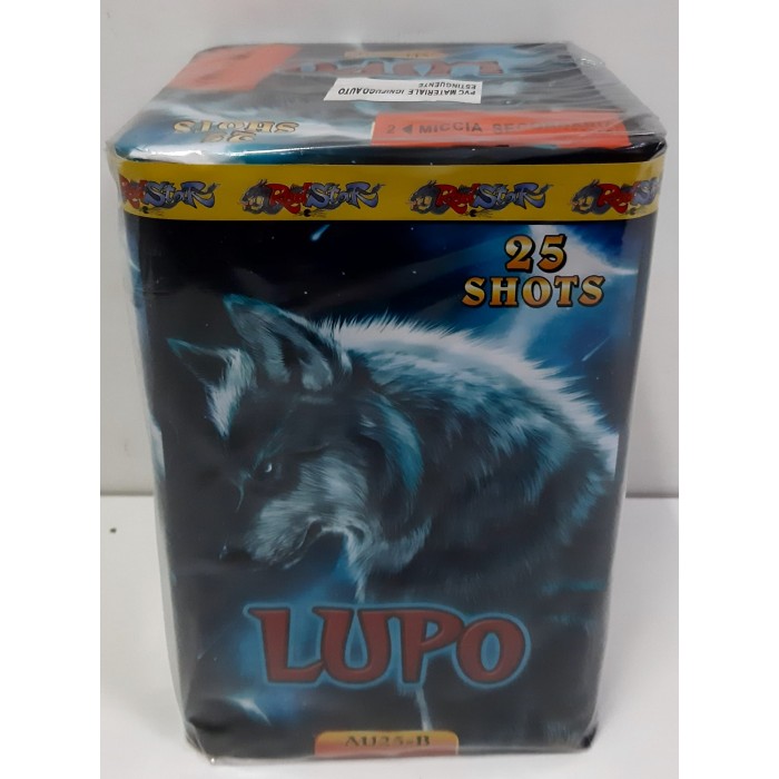 Vendita online Fuochi D'Artificio F2 LUPO 25 SHOTS F costo  34,90 €  spedizione in 2-3 giorni