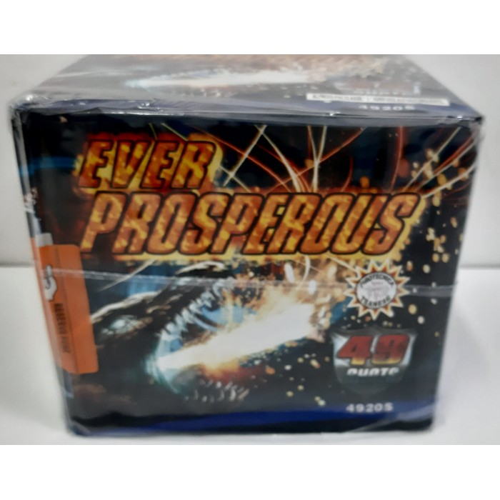 Vendita online Fuochi D'Artificio F2 EVER PROSPEROUS 50 SHOTS F2 costo  22,00 €  spedizione in 2-3 giorni