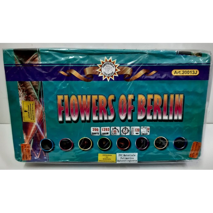 Vendita online Fuochi D'Artificio F2 FLOWERS OF BERLIN 200B SHOTS F2 costo  89,90 €  spedizione in 2-3 giorni