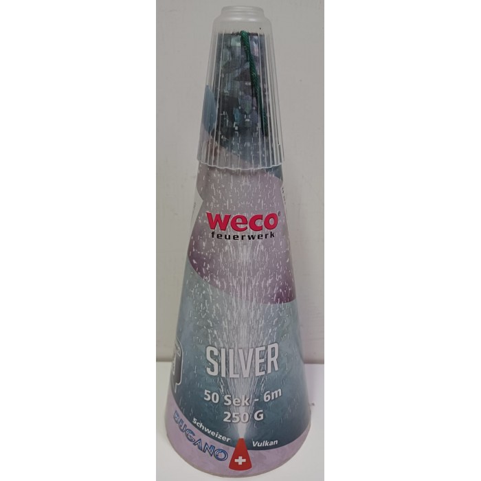 Vendita online Fuochi D'Artificio F2 VULCANO SVIZZERO SILVER costo  19,90 €  spedizione in 2-3 giorni