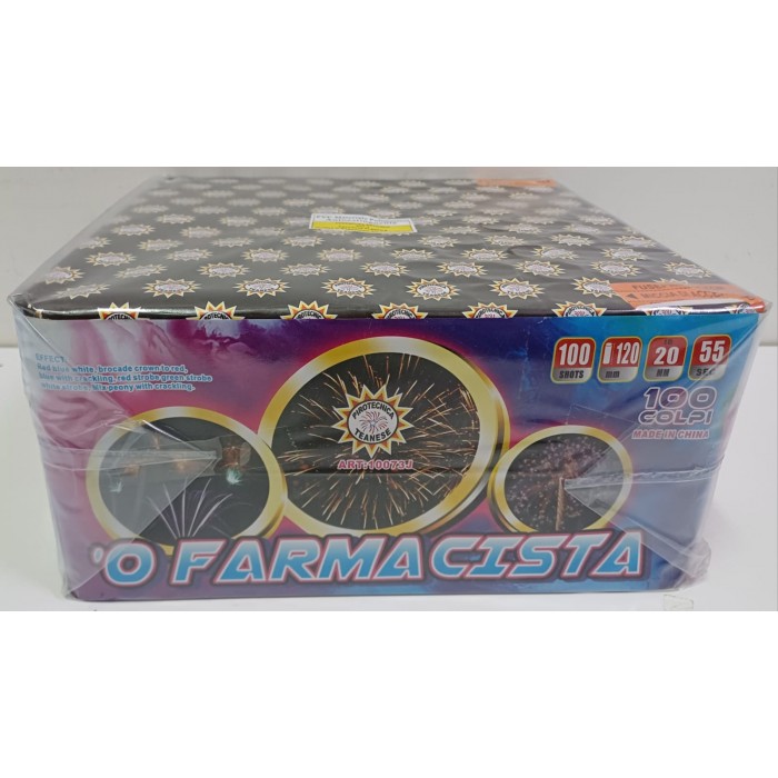 Vendita online Fuochi D'Artificio F2 O FARMA CISTA 100 SHOTS costo  29,90 €  spedizione in 2-3 giorni