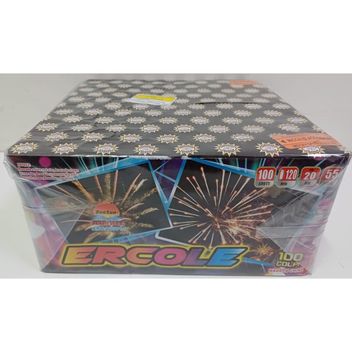 Vendita online Fuochi D'Artificio F2 ERCOLE 100 SHOTS costo  32,00 €  spedizione in 2-3 giorni