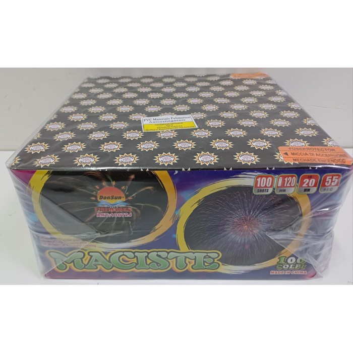 Vendita online Fuochi D'Artificio F2 MACISTE 100 SHOTS costo  32,00 €  spedizione in 2-3 giorni