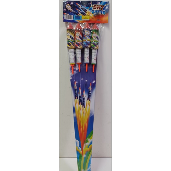 Vendita online Fuochi D'Artificio F2 RAZZO SKY BUSTER costo  29,90 €  spedizione in 2-3 giorni