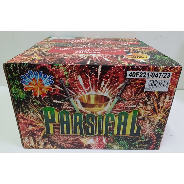 Vendita online Fuochi D'Artificio F2 PARSIFAL 100 SHOTS F2 costo  189,00 €  spedizione in 2-3 giorni