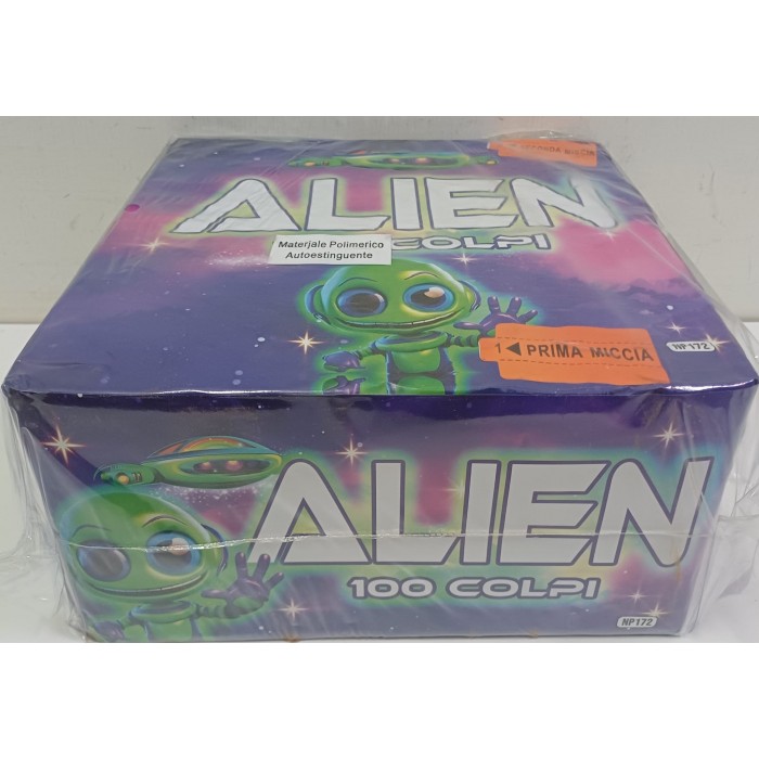 Vendita online Fuochi D'Artificio F2 ALIEN 100 SHOTS costo  36,90 €  spedizione in 2-3 giorni