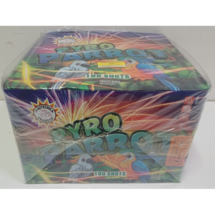 Vendita online Fuochi D'Artificio F2 PYRO PARROT 100 SHOTS costo  34,90 €  spedizione in 2-3 giorni