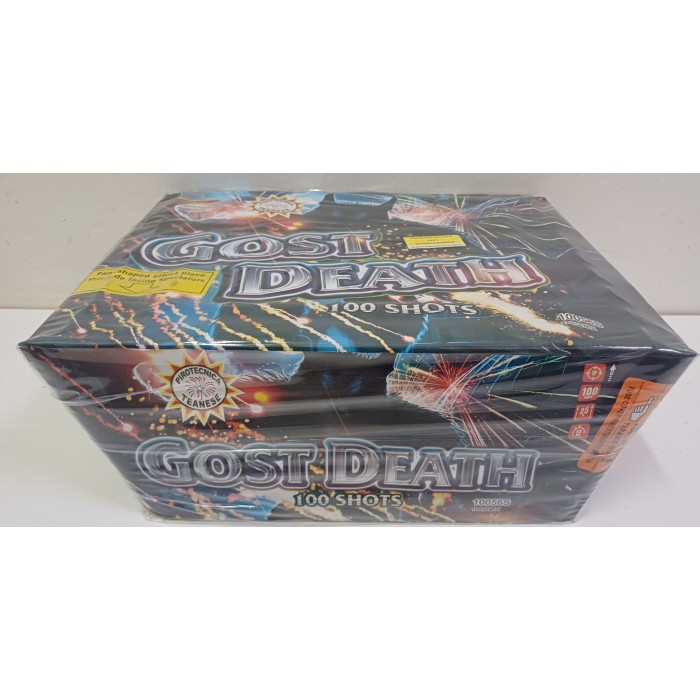 Vendita online Fuochi D'Artificio F2 GOST DEATH 100 SHOTS costo  32,90 €  spedizione in 2-3 giorni