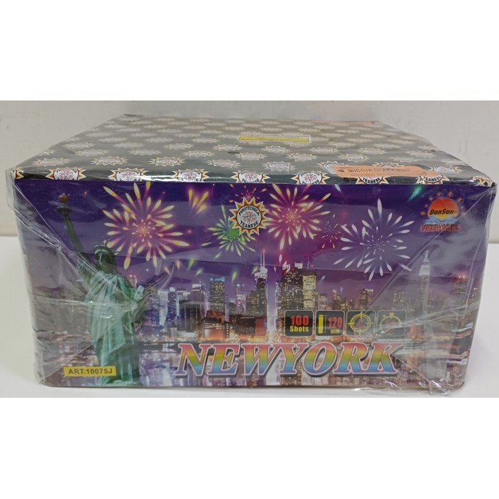 Vendita online Fuochi D'Artificio F2 NEW YORK   100 COLPI costo  32,00 €  spedizione in 2-3 giorni