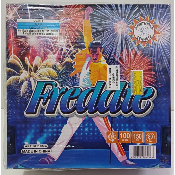 Vendita online Fuochi D'Artificio F2 FREDDIE 100 SHOTS costo  84,90 €  spedizione in 2-3 giorni