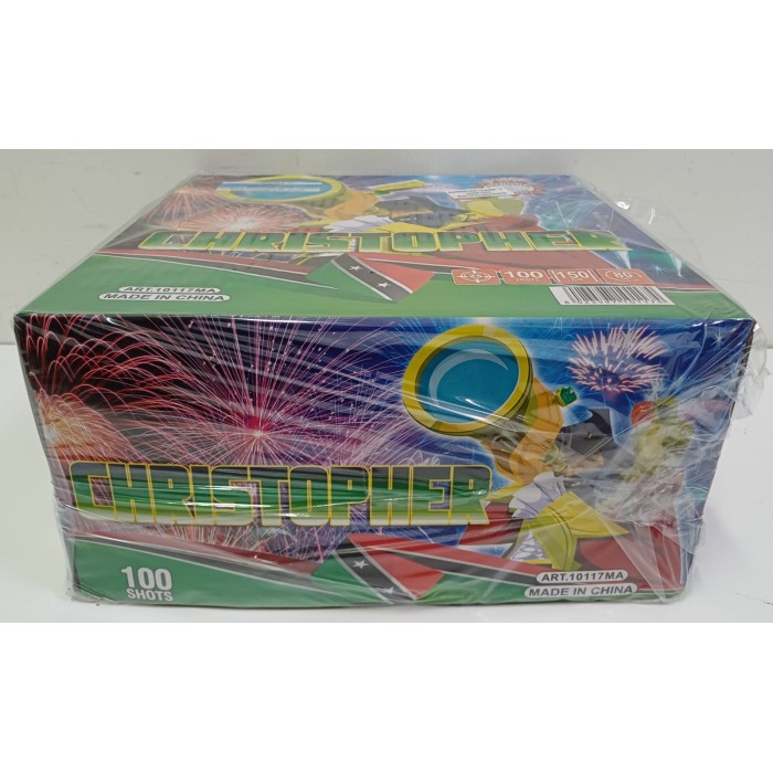 Vendita online Fuochi D'Artificio F2 CHRISTOPHER 100 SHOTS costo  84,90 €  spedizione in 2-3 giorni