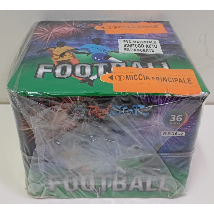 Vendita online Fuochi D'Artificio F2 FOOTBALL  36 SHOTS costo  15,00 €  spedizione in 2-3 giorni