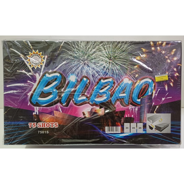 Vendita online Fuochi D'Artificio F2 BILBAO 75 SHOTS costo  120,00 €  spedizione in 2-3 giorni