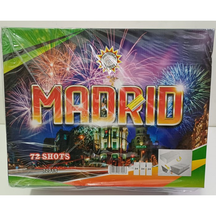 Vendita online Fuochi D'Artificio F2 MADRID 75 SHOTS costo  120,00 €  spedizione in 2-3 giorni