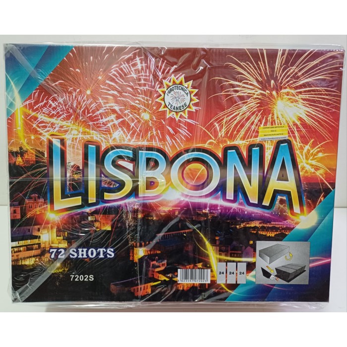 Vendita online Fuochi D'Artificio F2 LISBONA 75 SHOTS costo  120,00 €  spedizione in 2-3 giorni