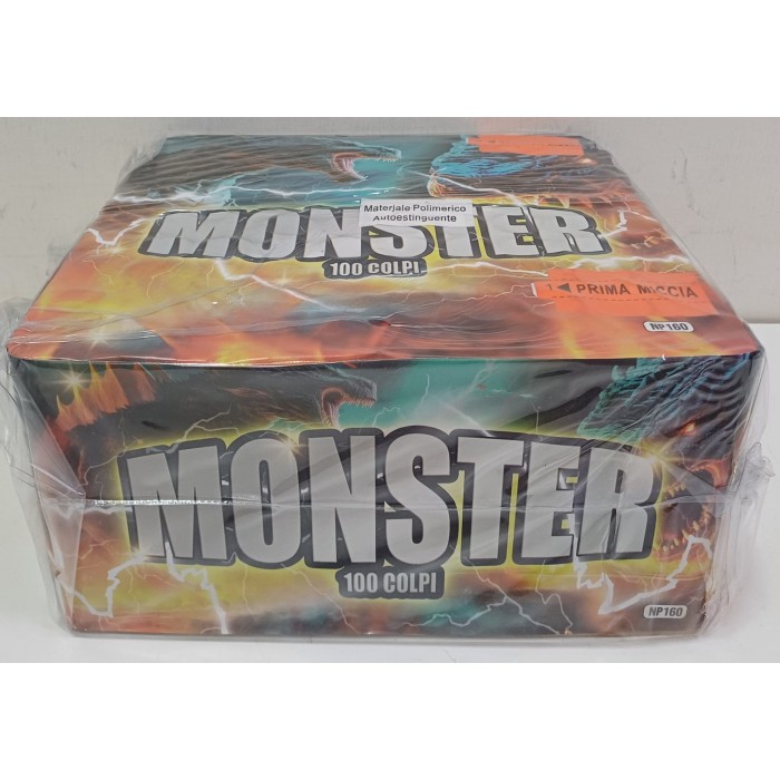Vendita online Fuochi D'Artificio F2 MONSTER 100 SHOTS F2 costo  32,90 €  spedizione in 2-3 giorni