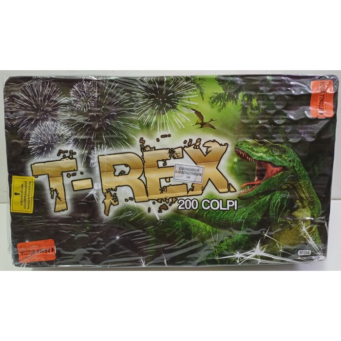 Vendita online Fuochi D'Artificio F2 T-REX 200 SHOTS costo  89,90 €  spedizione in 2-3 giorni