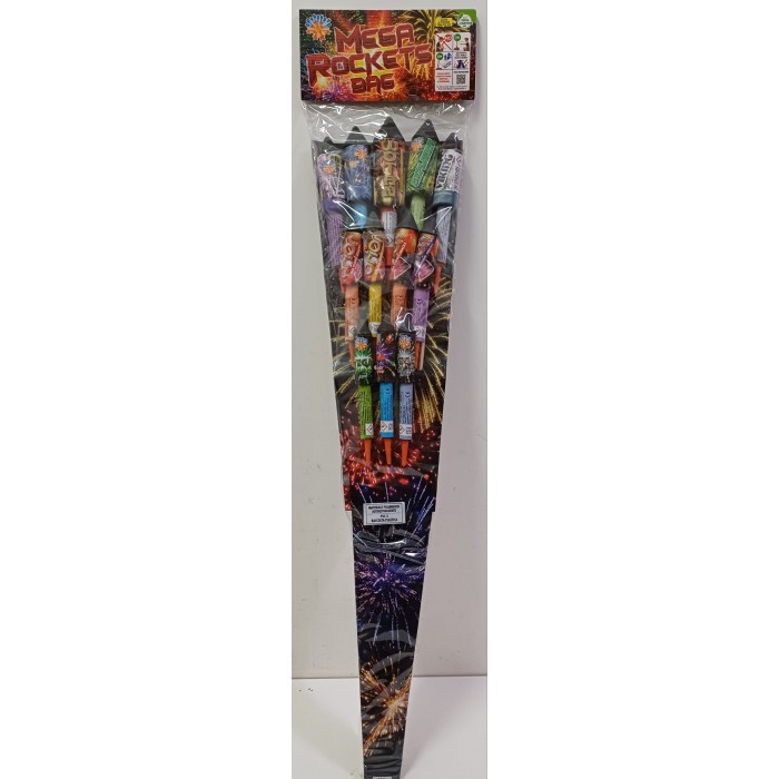 Vendita online Fuochi D'Artificio F2 RAZZO MEGA ROCKETS BAG costo  39,90 €  spedizione in 2-3 giorni