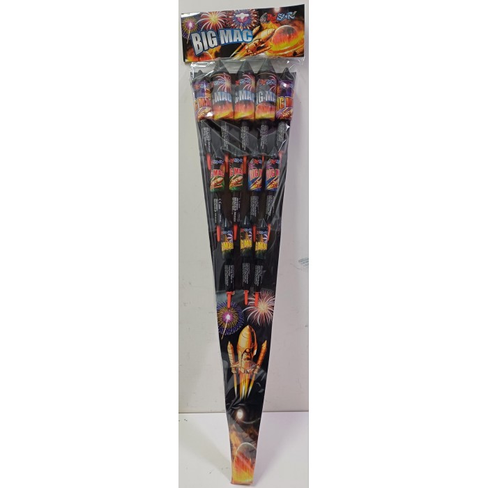 Vendita online Fuochi D'Artificio F2 RAZZO BIG MAC costo  39,90 €  spedizione in 2-3 giorni