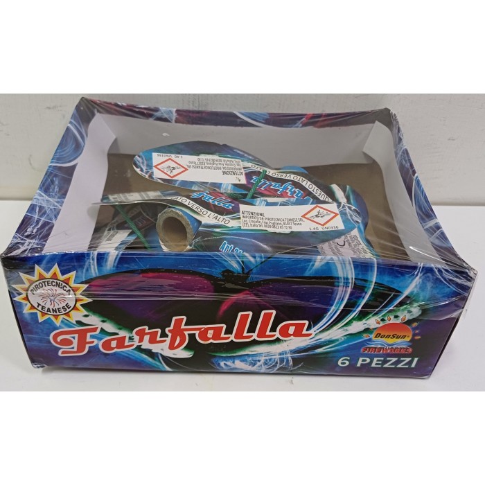 Vendita online ARTICOLI VARI F2 FARFALLA GIGANDE TEANO costo  5,50 €  spedizione in 2-3 giorni