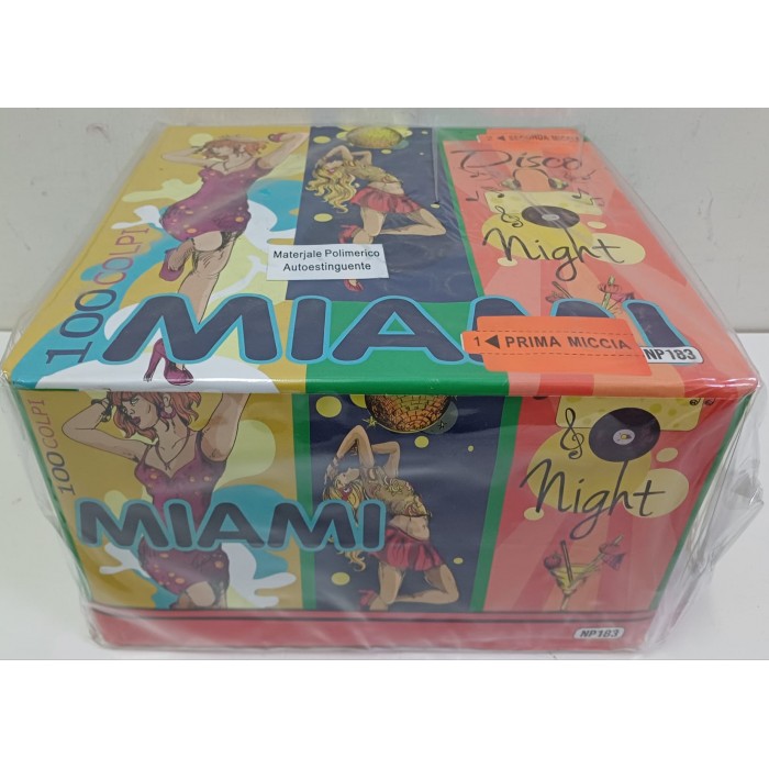Vendita online Fuochi D'Artificio F2 MIAMI – 100 COLPI costo  39,90 €  spedizione in 2-3 giorni