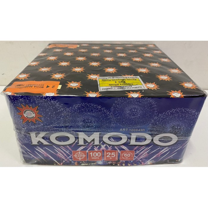 Vendita online Fuochi D'Artificio F2 KOMODO 100 SHOTS costo  44,90 €  spedizione in 2-3 giorni