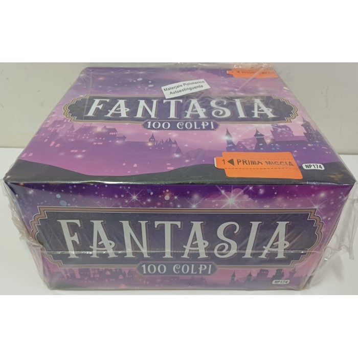 Vendita online Fuochi D'Artificio F2 FANTASIA 100 SHOTS costo  29,90 €  spedizione in 2-3 giorni