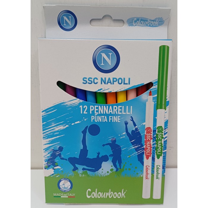 Vendita online CARTOLERIA SSC NAPOLI 12 PENNARELLI costo  3,90 €  spedizione in 2-3 giorni