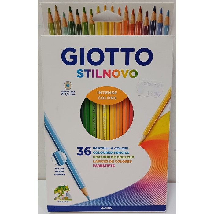 Vendita online CARTOLERIA GIOTTO STILNOVO 36 PASTELLI costo  13,90 €  spedizione in 2-3 giorni