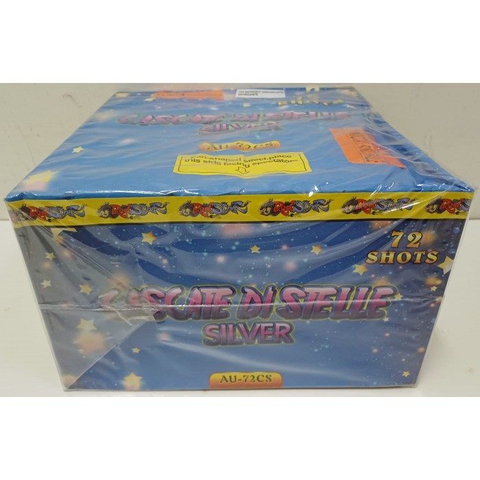 Vendita online Fuochi D'Artificio F2 CASCATE DI STELLE SILVER 72 SHOTS costo  34,90 €  spedizione in 2-3 giorni