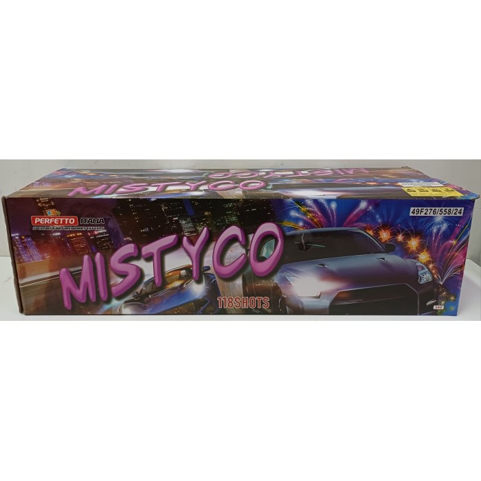 Vendita online Fuochi D'Artificio F2 MISTYCO 118 SHOTS costo  190,00 €  spedizione in 2-3 giorni