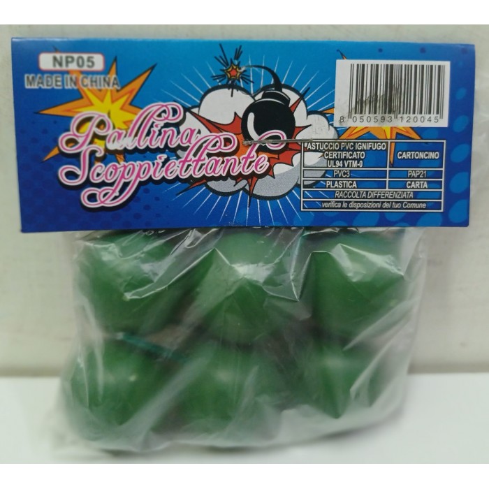 Vendita online ARTICOLI VARI F2 PALLINA CRACKER costo  1,50 €  spedizione in 2-3 giorni
