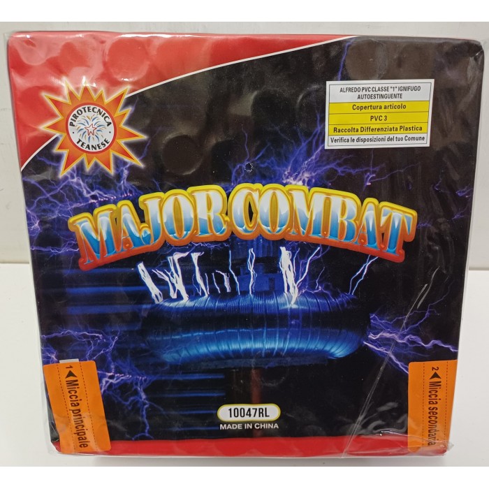 Vendita online Fuochi D'Artificio F2 MAJOR COMBAT 100 SHOTS costo  34,90 €  spedizione in 2-3 giorni