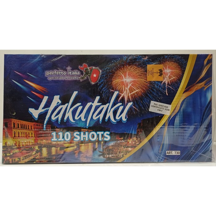 Vendita online Fuochi D'Artificio F2 HAKUTAKU 110 SHOTS costo  180,00 €  spedizione in 2-3 giorni