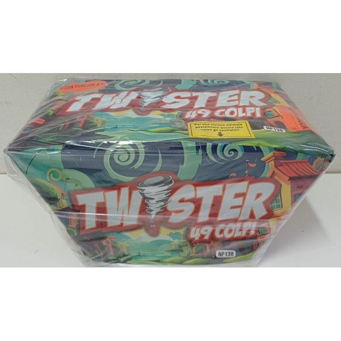 Vendita online Fuochi D'Artificio F2 TWSTER 50 SHOTS SILENZIOSA costo  29,90 €  spedizione in 2-3 giorni