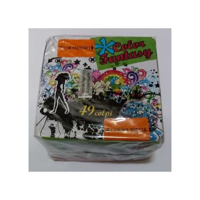 Vendita online Fuochi D'Artificio F2 COLOR FANTASY  - 49 COLPI costo  15,00 €  spedizione in 2-3 giorni