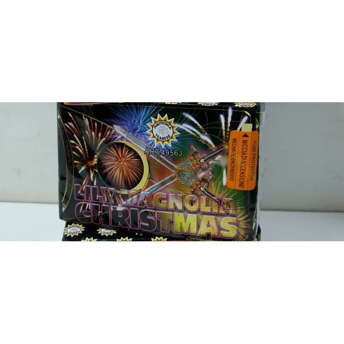 Vendita online Fuochi D'Artificio F2 LILLY MAGNOLIA CHRISTMAS  - 49 COLPI costo  16,90 €  spedizione in 2-3 giorni