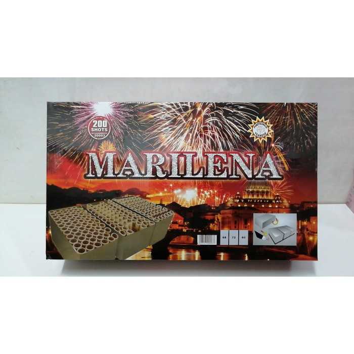 Vendita online Fuochi D'Artificio F2 MARILENA – 200 SHOTS COMBINATA costo  110,00 €  spedizione in 2-3 giorni