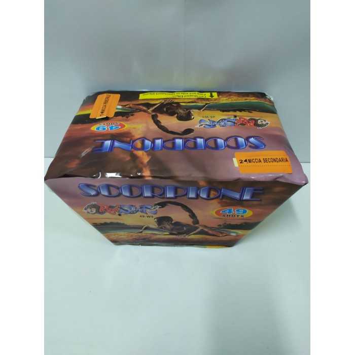 Vendita online Fuochi D'Artificio F2 SCORPIONE  – 49 COLPI VENTAGLIO costo  29,90 €  spedizione in 2-3 giorni