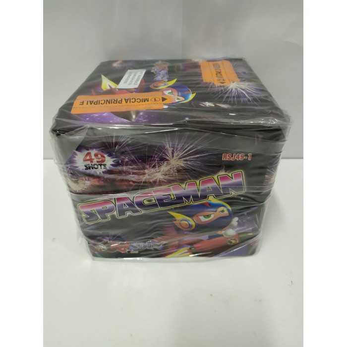 Vendita online Fuochi D'Artificio F2 SPACEMAN – 49 SHOTS costo  29,90 €  spedizione in 2-3 giorni