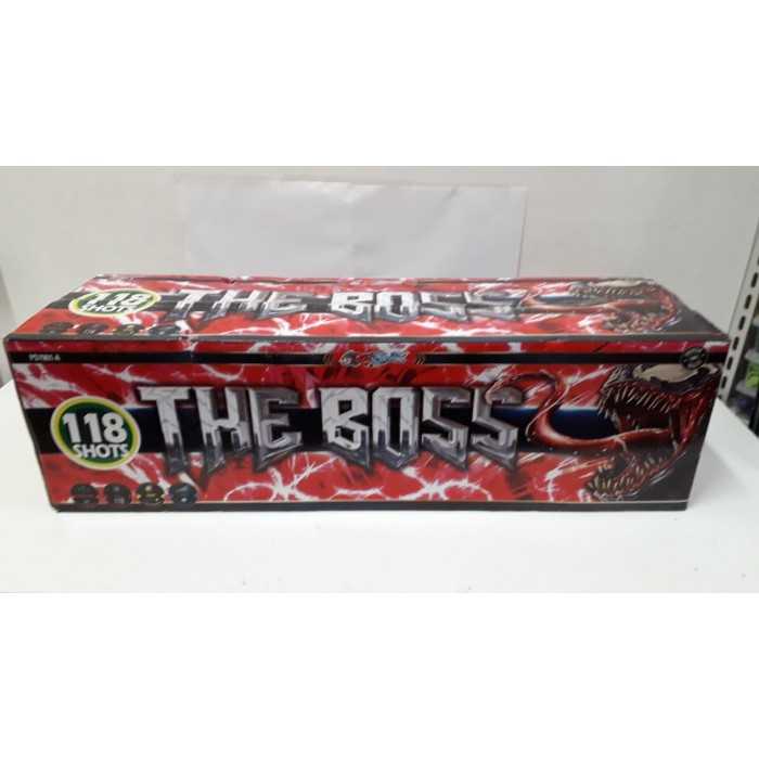 Vendita online Fuochi D'Artificio F2 THE BOSS - 118 SHOTS PROFESSIONALE costo  180,00 €  spedizione in 2-3 giorni