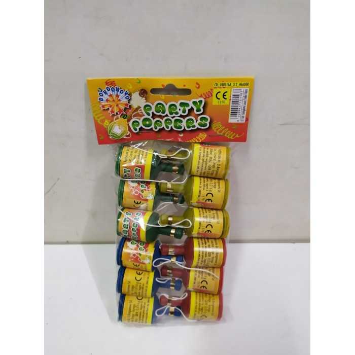 Vendita online ARTICOLI VARI F2 PARTY POPPER BLISTER costo  2,80 €  spedizione in 2-3 giorni