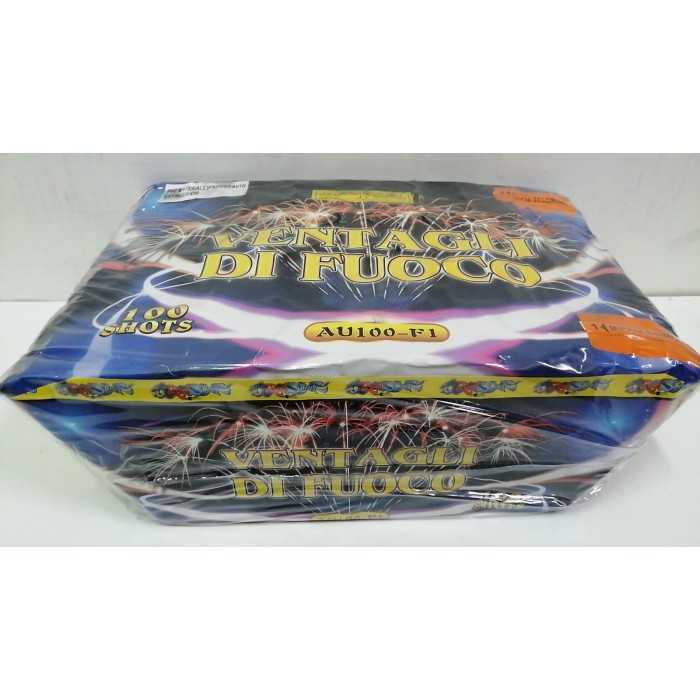 Vendita online Fuochi D'Artificio F2 VENTAGLI DI FUOCO - 100 COLPI costo  39,90 €  spedizione in 2-3 giorni